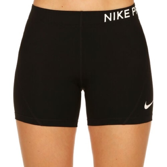 Nike Pants - Nike Pro Dri Fit Womens 3" Shorts Black Mid Rise Waist Spandex Running Small